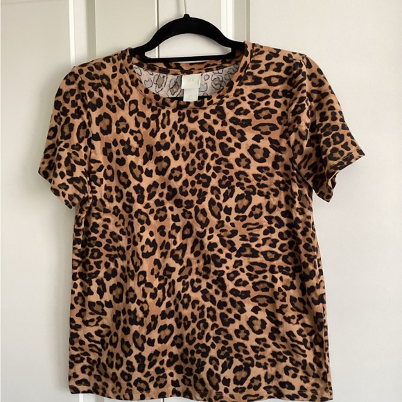H&M Leopard Print T-Shirt - Picture 1 of 3